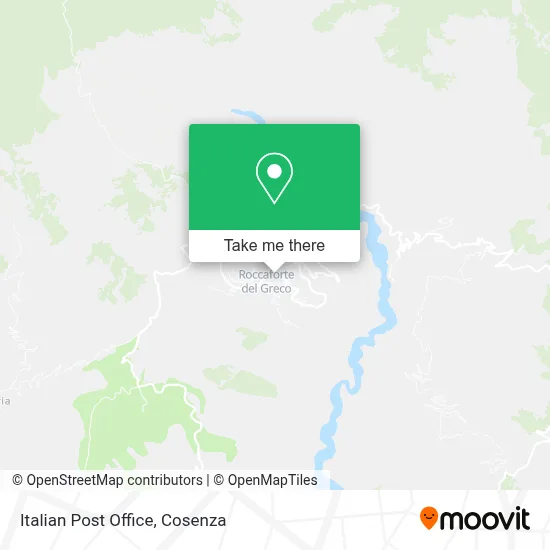 Italian Post Office map