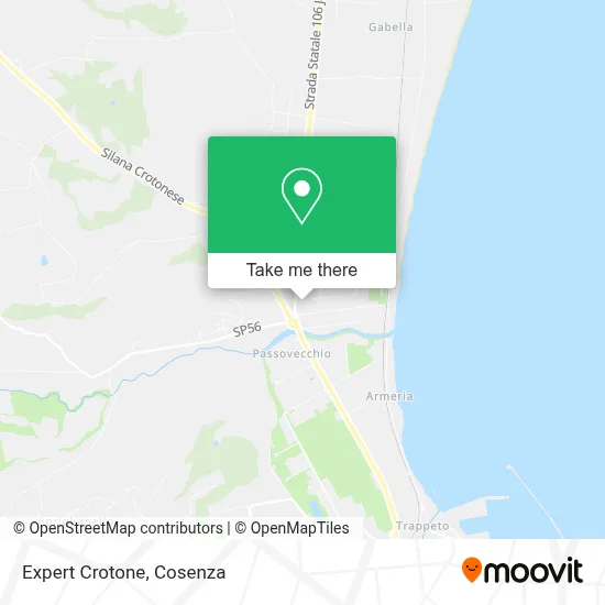 Expert Crotone map