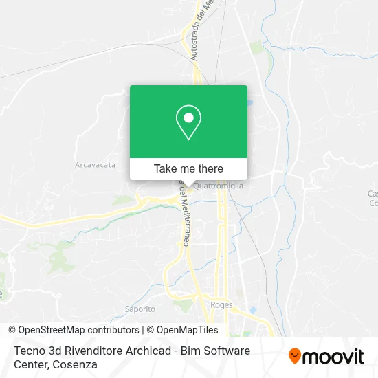 Tecno 3d Rivenditore Archicad - Bim Software Center map