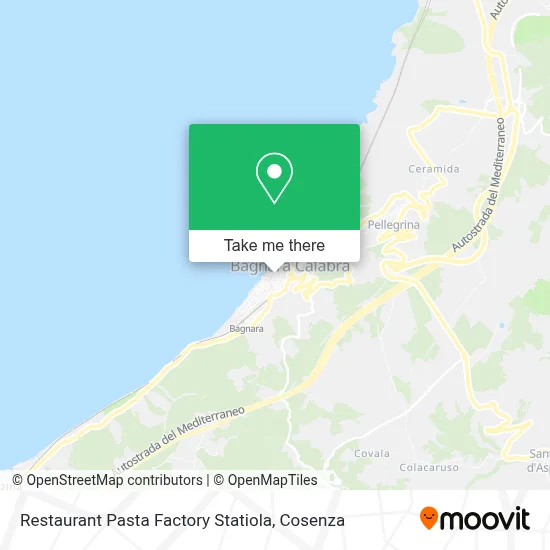 Restaurant Pasta Factory Statiola map