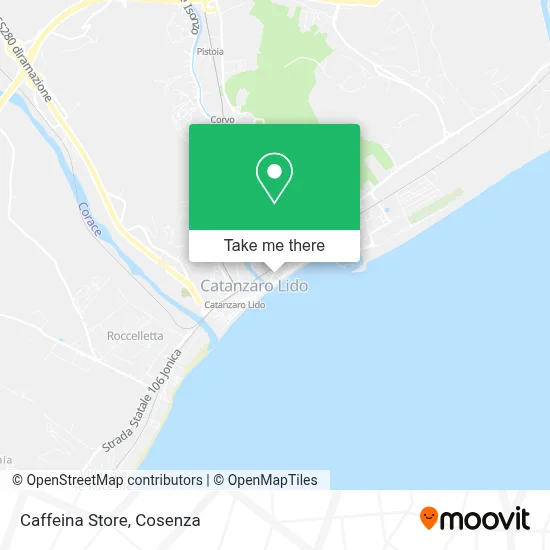 Caffeina Store map