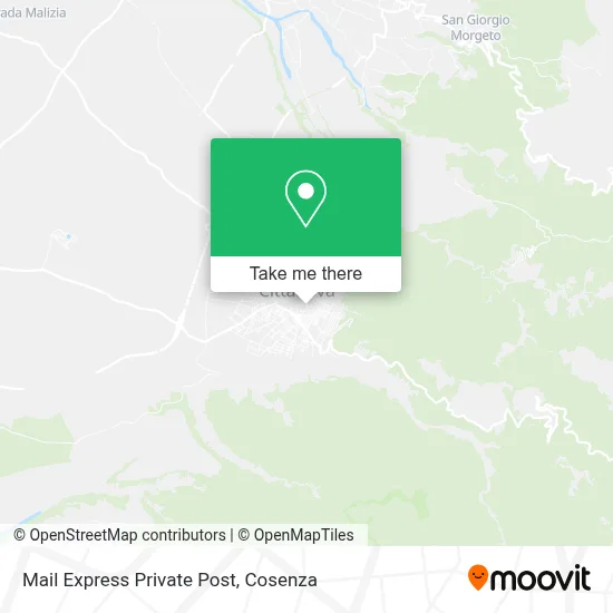 Mail Express Private Post map
