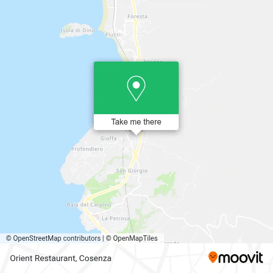 Orient Restaurant map
