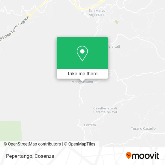 Pepertango map