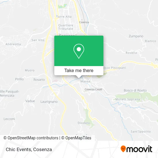Chic Events map