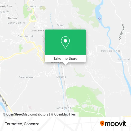 Termotec map