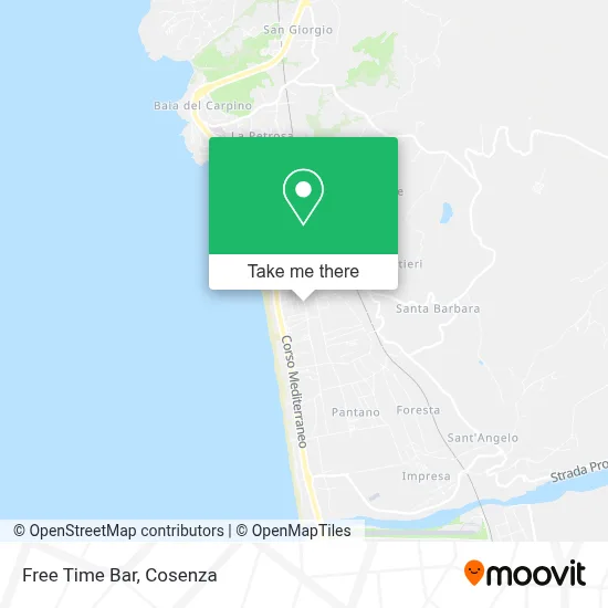 Free Time Bar map