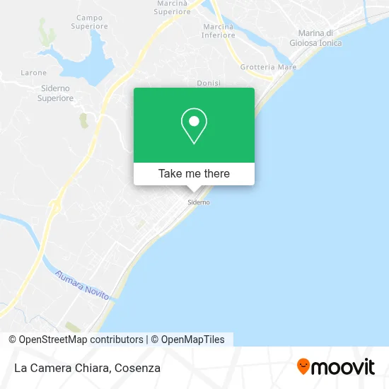 La Camera Chiara map