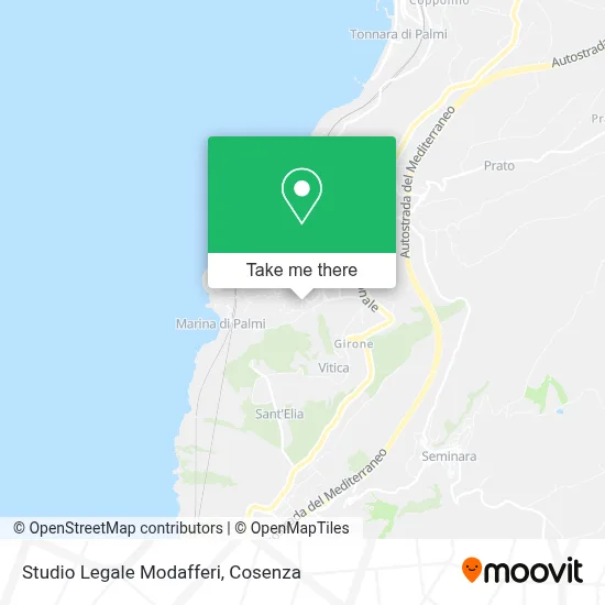 Studio Legale Modafferi map