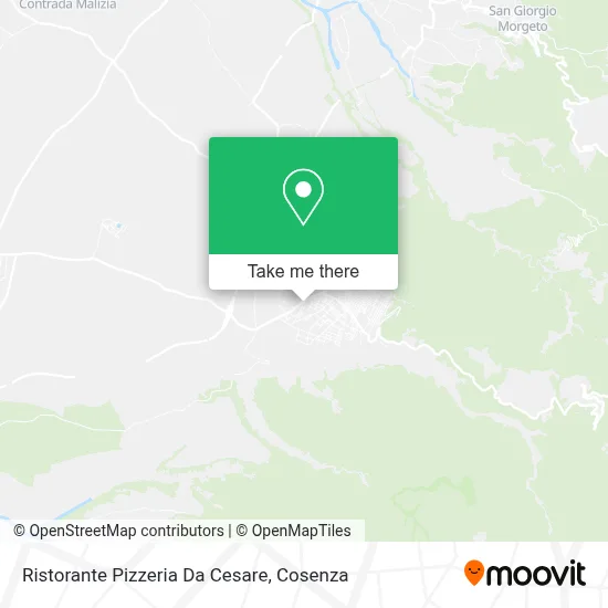 Ristorante Pizzeria Da Cesare map