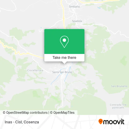 Inas - Cisl map