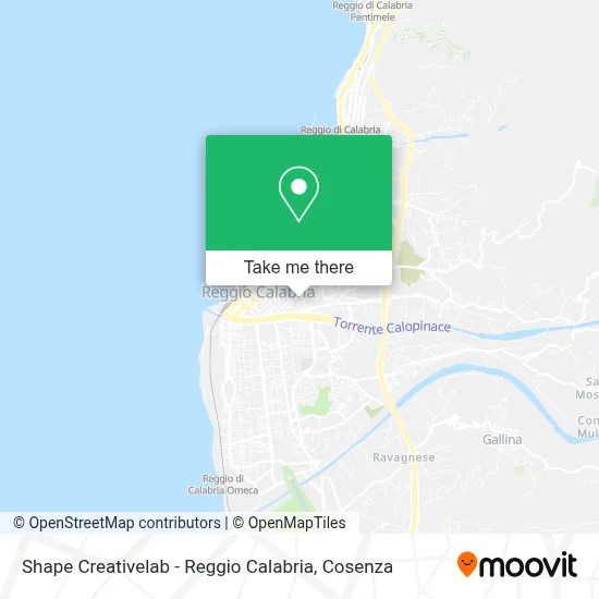 Shape Creativelab - Reggio Calabria map