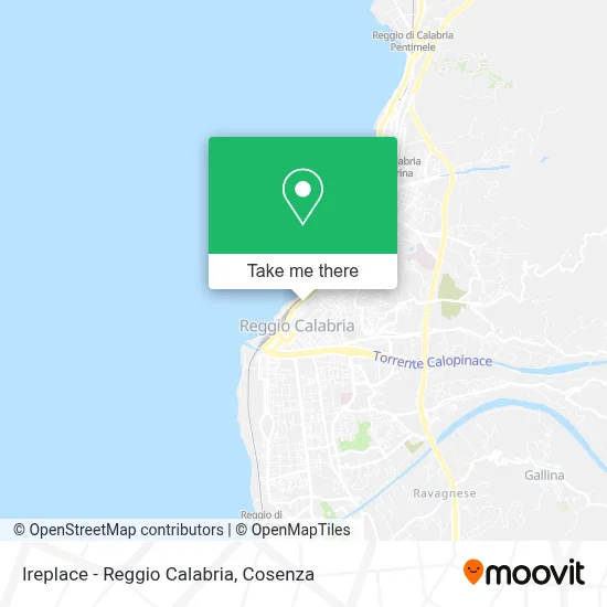 Ireplace - Reggio Calabria map