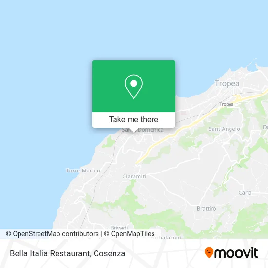 Bella Italia Restaurant map