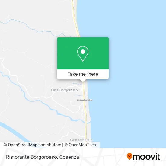 Ristorante Borgorosso map
