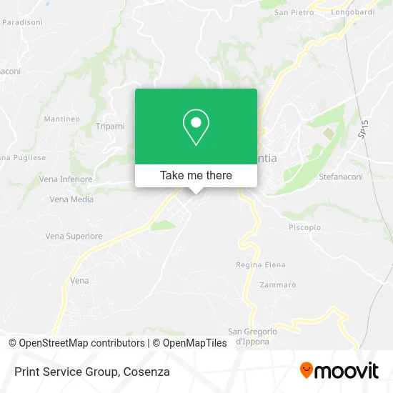 Print Service Group map