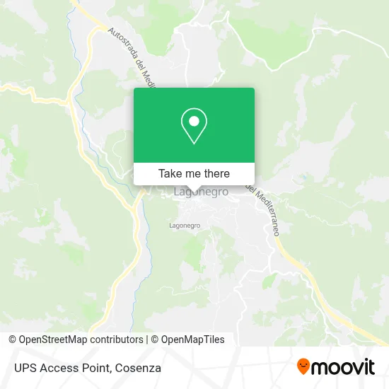 UPS Access Point map
