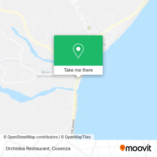 Orchidea Restaurant map