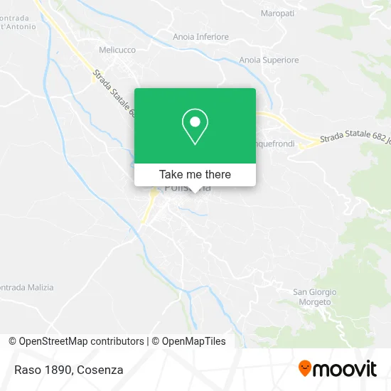 Raso 1890 map