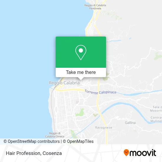 Hair Profession map