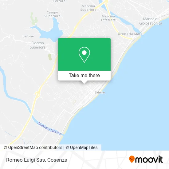Romeo Luigi Sas map