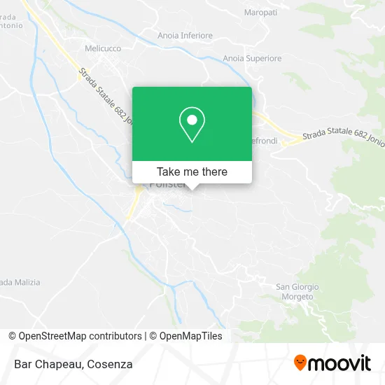Bar Chapeau map