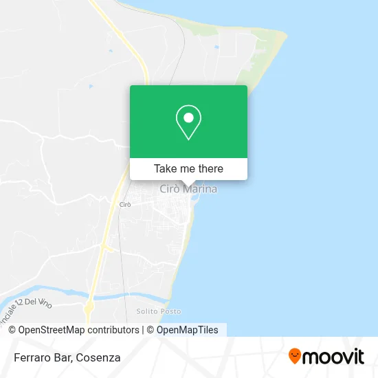 Ferraro Bar map