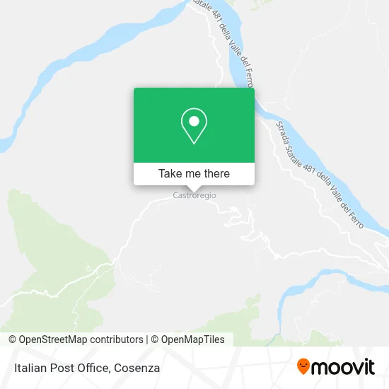 Italian Post Office map