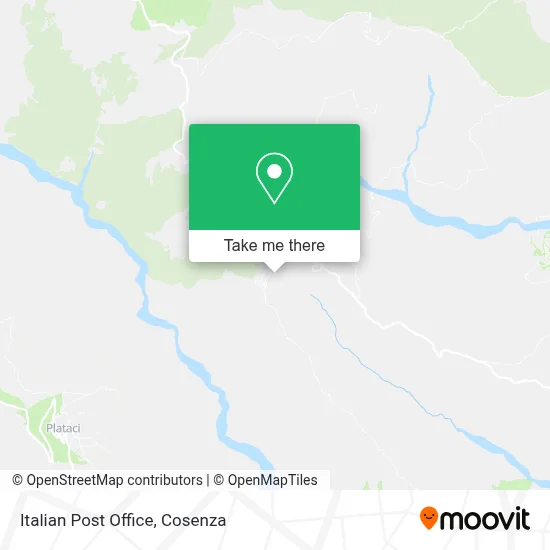 Italian Post Office map