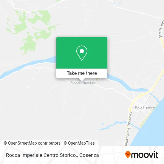 Rocca Imperiale Centro Storico. map