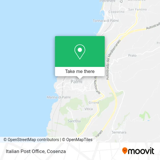 Italian Post Office map