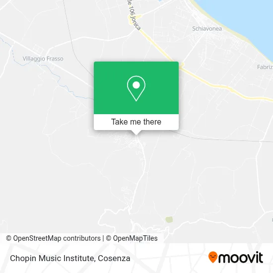 Chopin Music Institute map