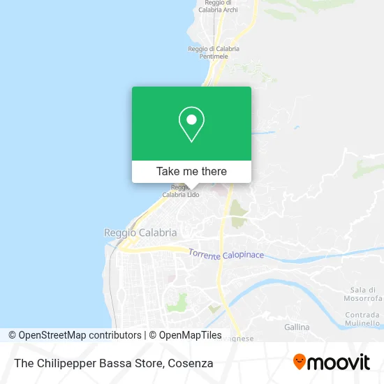 The Chilipepper Bassa Store map