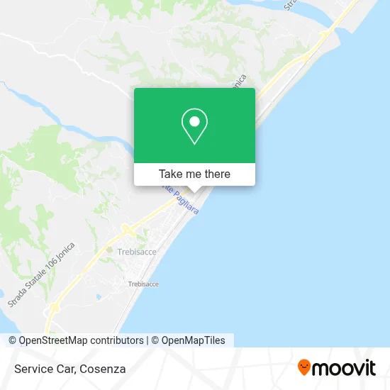 Service Car map