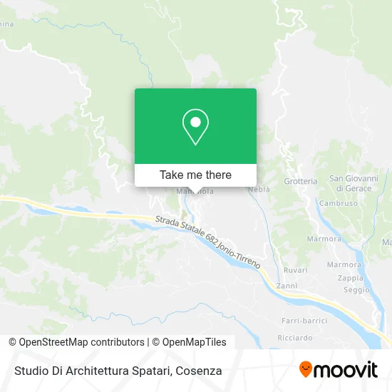 Studio Di Architettura Spatari map