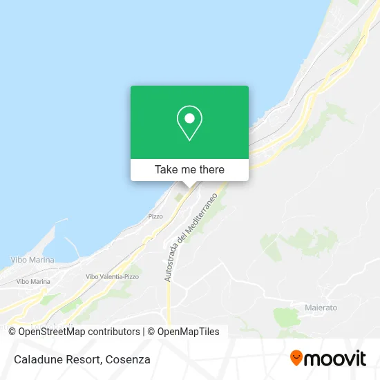 Caladune Resort map
