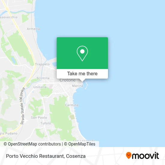 Porto Vecchio Restaurant map