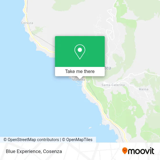 Blue Experience map