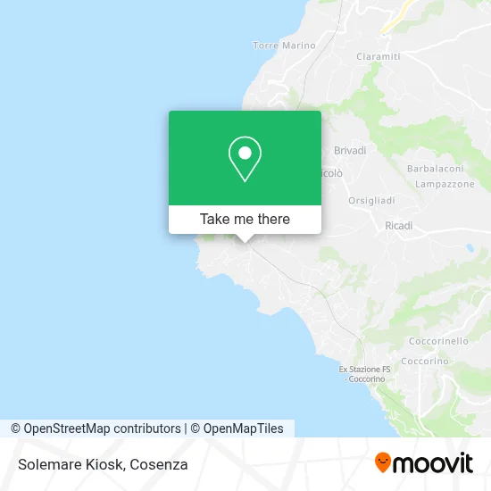Solemare Kiosk map