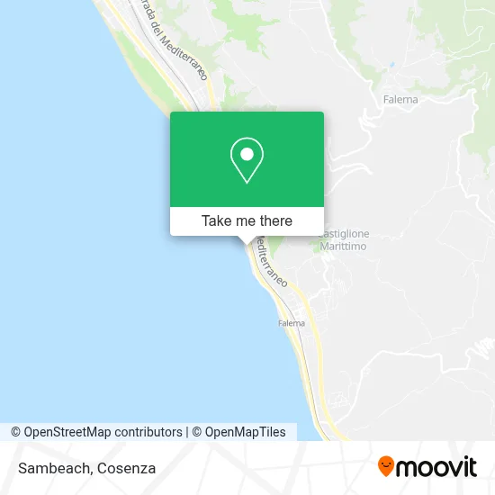 Sambeach map