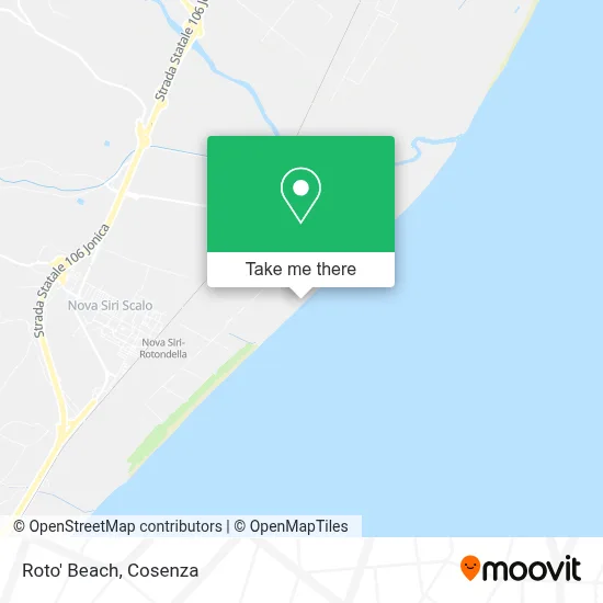 Roto' Beach map