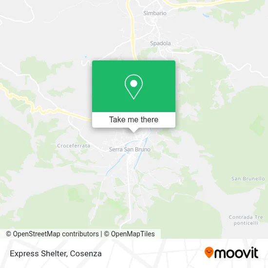 Express Shelter map