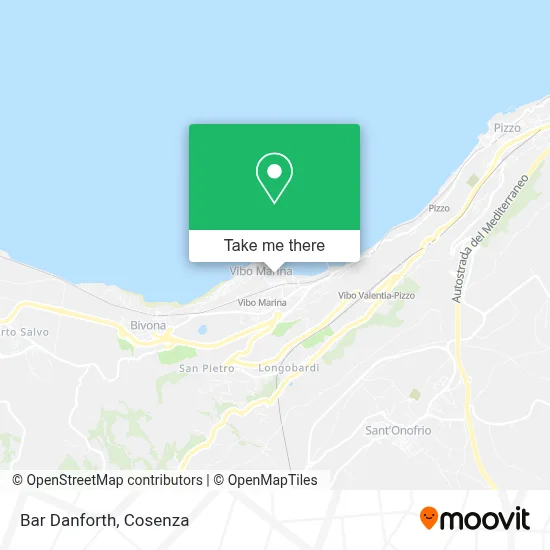 Bar Danforth map