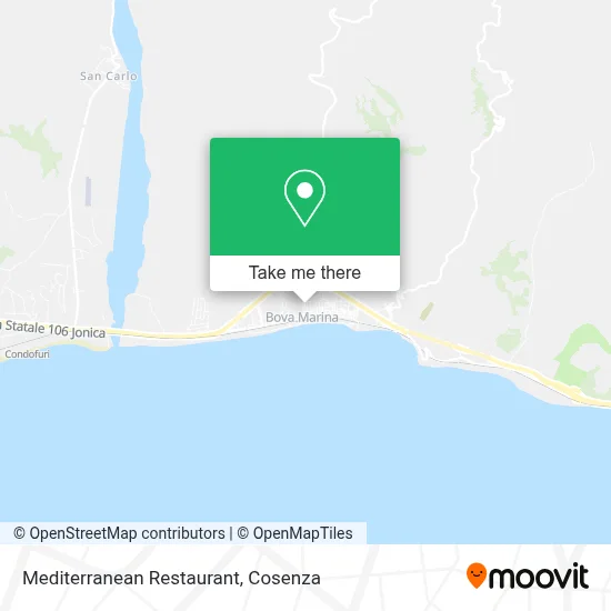 Mediterranean Restaurant map