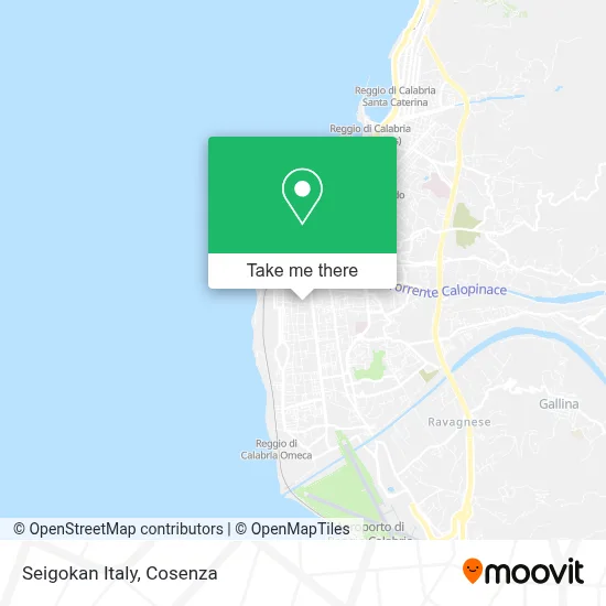 Seigokan Italy map