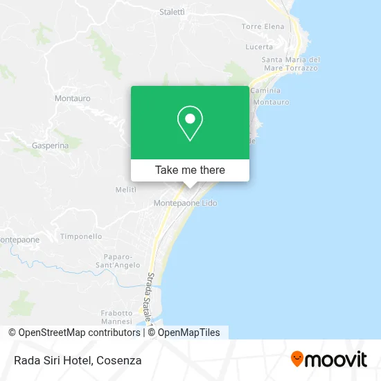 Rada Siri Hotel map