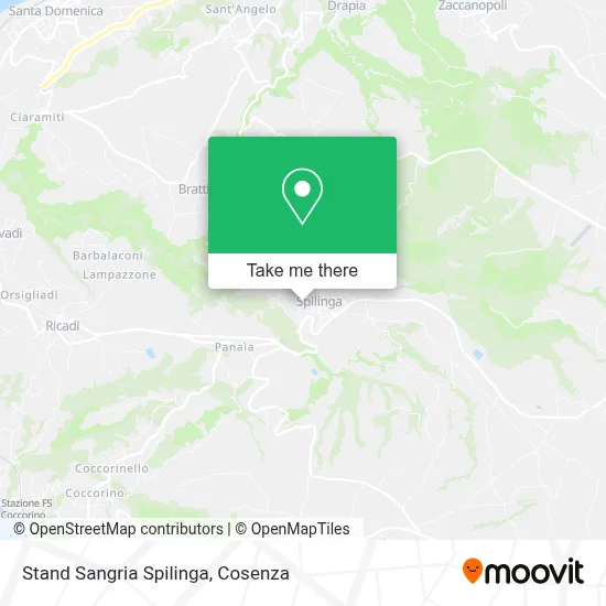 Stand Sangria Spilinga map