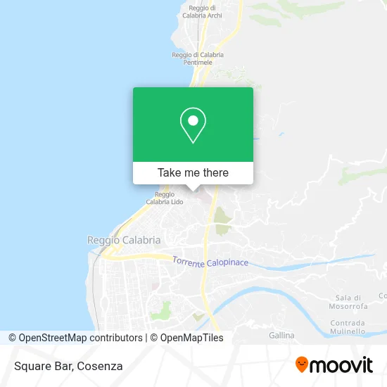 Square Bar map