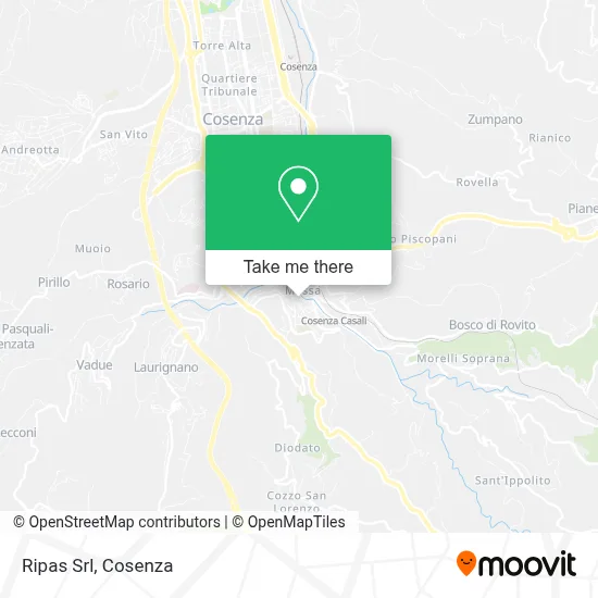 Ripas Srl map