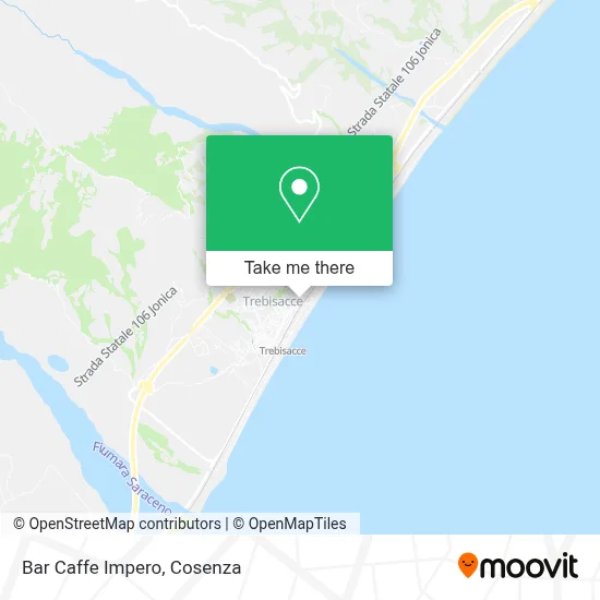 Bar Caffe Impero map